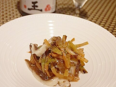 【石川食材】つくしと椎茸のナムル